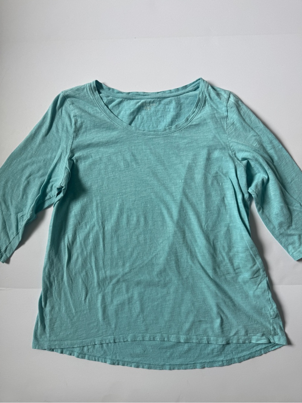 Eileen Fisher 100% Organic Cotton Slub Knit Tee Size Medium NWOT - Picture 2 of 6